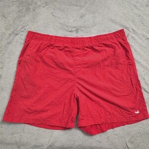 Southern‎ Marsh Red Mens Swim Trunks Shorts Size L Lined Duck Logo